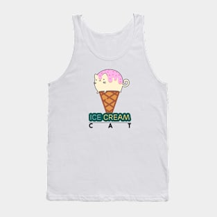 ICE CREAM CAT Tank Top